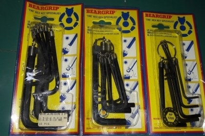 ขายหกเหลี่ยม BEAR GRIP Made in Holland.เบอร์มิล