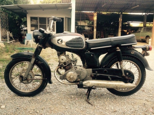 ขาย Honda CD125E แห้งๆทะเบียนแท้เล่มส้ม
