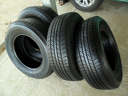 ยาง17กระบะสูง+SUV  บริดสโตน265-65-R17ลงพื้นปลายปี13 (4เส้น 2,900)