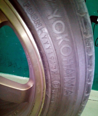 ขายได้ขาย ล้อแม๊กซ์ Te37 ขอบ15 พร้อมยาง Yokohama