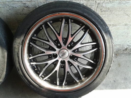 ล้อแม็ก18นิ้ว5รู114 พร้อมยาง สวยๆ 4 ล้อ ราคา 7900 บาท