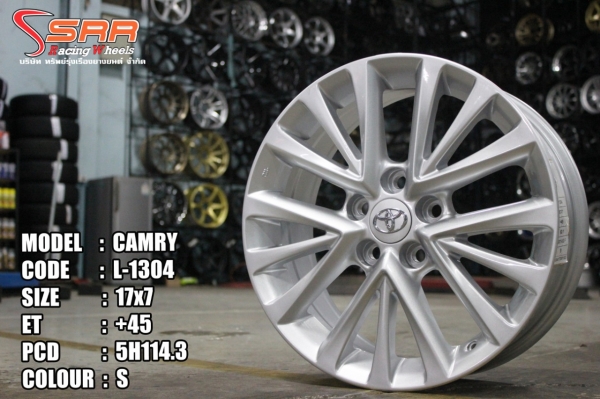 ล้อใหม่ ใส่TOYOTA CAMRYขอบ17 5H1143 ราคาพิเศษ