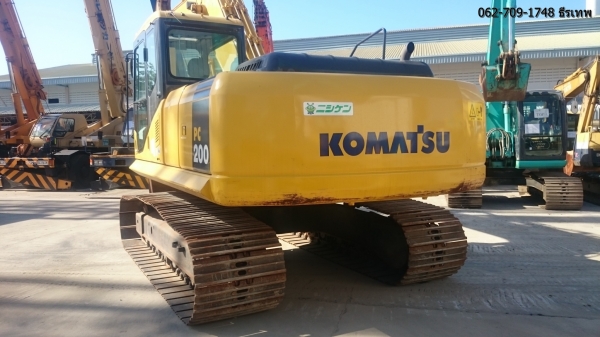 PC200-7#256005 เก่าญี่ปุ่นไม่เคยใช้ในไทย ไม่มีบริ้ว ใช้งาน8 พันกว่าชั่วโมง สภาพสวย สอบถาม 062-709-1748 ธีรเทพ NDT