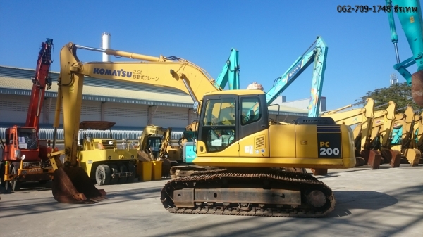 PC200-7#256005 เก่าญี่ปุ่นไม่เคยใช้ในไทย ไม่มีบริ้ว ใช้งาน8 พันกว่าชั่วโมง สภาพสวย สอบถาม 062-709-1748 ธีรเทพ NDT