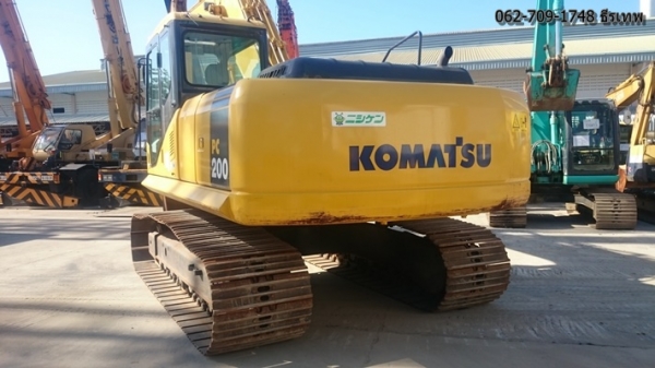 PC200-7#256005 เก่าญี่ปุ่นไม่เคยใช้ในไทย ไม่มีบริ้ว ใช้งาน8 พันกว่าชั่วโมง สภาพสวย สอบถาม 062-709-1748 ธีรเทพ NDT