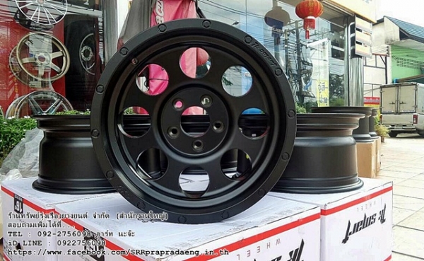 ล้อหยดน้ำขอบ16 5H114.3 สีดำด้าน ราคาพิเศษ