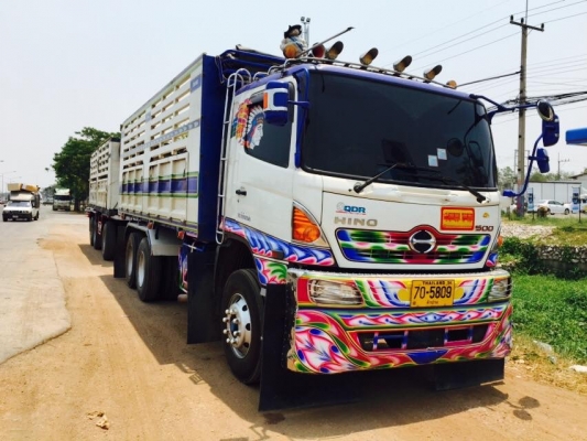 ขายรถพ่วง HINO เครื่อง 344 แรง ปลายปี 56 ไมล์ 145,xxx กระบะดัมพ์อู่แสงเทลเลอร์ ลูก 3 เพลาแท้ ยางเต็ม ภายในสวย ขายรถพ่วง HINO เครื่อง 344 แรง ปลายปี 56 ไมล์ 145,xxx กระบะดัมพ์อู่แสงเทลเลอร์ ลูก 3 เพลาแท้ ยางเต็ม ภายในสวย