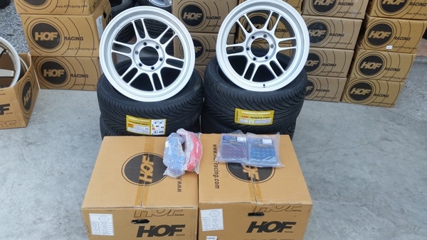 ขายล้อใหม่ Rpf1 ขอบ18 9.5+10.5 ยาง235+265 ปี16 4 ล้อ