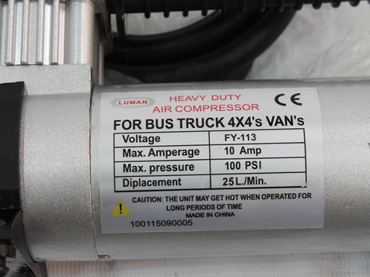 ปั๊มลมแบบพกพา  รุ่น FY-113