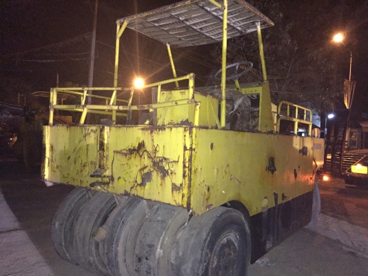 ขายด่วนรถบดล้อยาง9ล้อSAKAI TS7409 ตรวจเช็คพร้อมใช้งานทำสี เล่มทะเบียน