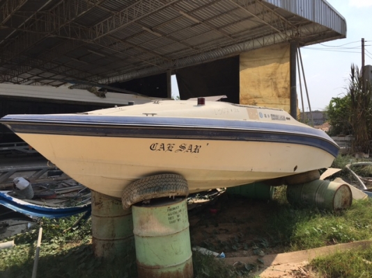 สำราญมารีน ขายเรือ18ฟุต ห้องนอน ห้องน้ำ 95,000