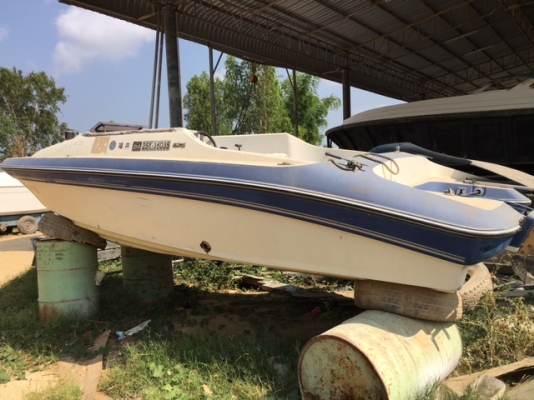 สำราญมารีน ขายเรือ18ฟุต ห้องนอน ห้องน้ำ 95,000