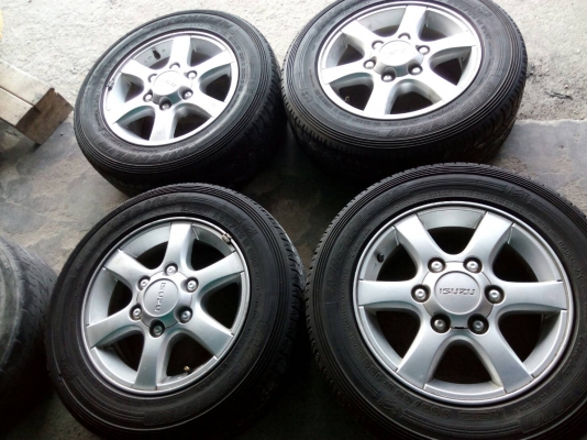 แม๊กขอบ 15 ISUZU พร้อมยาง MICHELIN 205/70R15 ชุด 4 ล้อ tel.081-4273941 ไอดีไลน์ 0814273941 แม๊กขอบ 15 ISUZU พร้อมยาง MICHELIN 205/70R15 ชุด 4 ล้อ tel.081-4273941 ไอดีไลน์ 0814273941