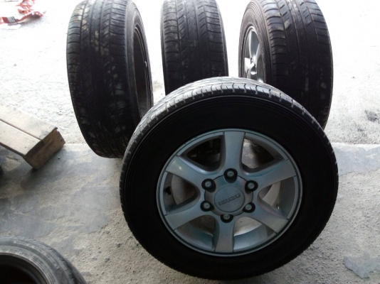 แม๊กขอบ 15 ISUZU พร้อมยาง MICHELIN 205/70R15 ชุด 4 ล้อ tel.081-4273941 ไอดีไลน์ 0814273941 แม๊กขอบ 15 ISUZU พร้อมยาง MICHELIN 205/70R15 ชุด 4 ล้อ tel.081-4273941 ไอดีไลน์ 0814273941