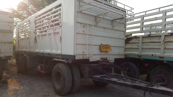 ขายหางพ่วงไม่ดั้ม3คานยาว7เมตรสภาพดีเล่มพร้มโอน