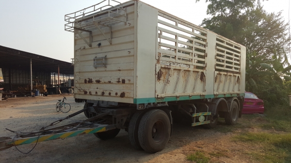 ขายหางพ่วงไม่ดั้ม3คานยาว7เมตรมีระบบยกล้อเล่มพร้อมโอน