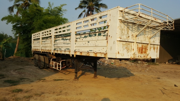 ขายกึ่งพ่วงไม่ดั้ม3คานยาว12เมตรเล่มพร้อมโอน