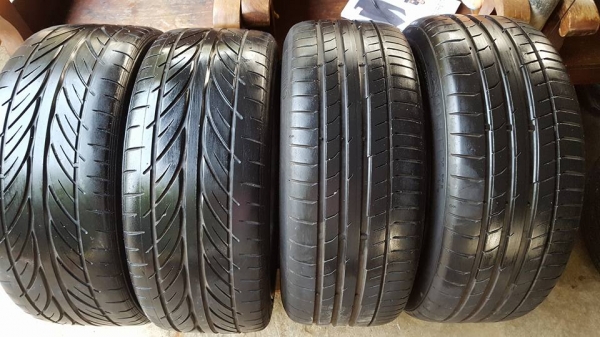 ขายล้อแม็กพร้อมยางขอบ18 4ล้อ ราคา 8,800 บาท