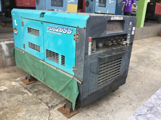 ขายเครื่องปั๊มลม แอร์แมน 265 cfm สภาพสวย ราคาถูกครับ