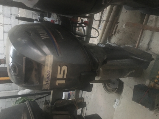 สำราญมารีน ขายเครื่องเรือ Yamaha 15 สี่จังหวะ