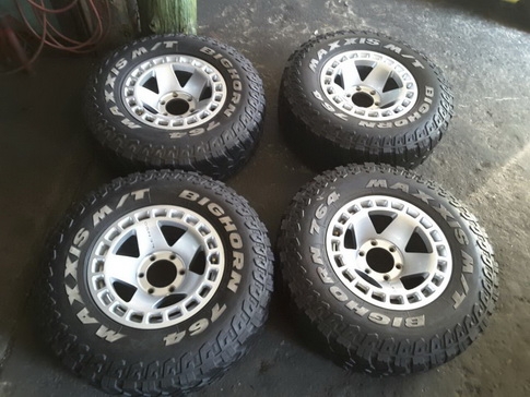 ล้อ Lenso + Maxxis MT 265/75/16 ปี14 สวยๆ 1ชุด