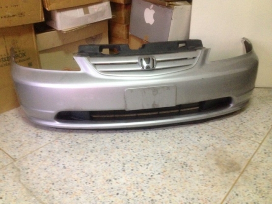 กันชนหน้าพร้อมกระจังหน้า CIVIC ไดเเมนชั่นเก่าญี่ปุ่นเเท้สภาพสวย