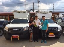 รถตู้เย็น ISUZU ป้ายแดง จัดไฟแนนซ์ง่าย