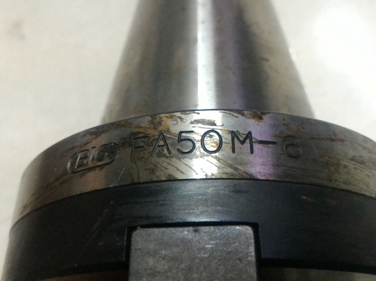 หัวจับสวมเครื่อง milling เครื่องกัด ยี่ห้อ BIG รุ่น FA 50 M - 6  ขนาดค่อยข้างใหญ่