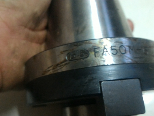 หัวจับสวมเครื่อง milling เครื่องกัด ยี่ห้อ BIG รุ่น FA 50 M - 6  ขนาดค่อยข้างใหญ่