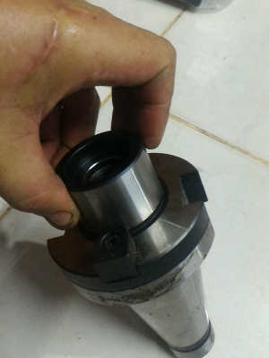 หัวจับสวมเครื่อง milling เครื่องกัด ยี่ห้อ BIG รุ่น FA 50 M - 6  ขนาดค่อยข้างใหญ่