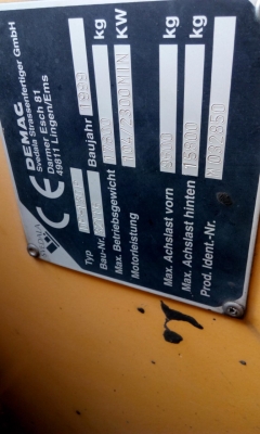 รถปูยาง DEMAG DF130P ปูได้ 8.3 เมตร ส่งตรงจากญี่ปุ่นครับ