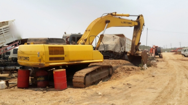 ขายคับเเบคโฮซูมิโตโม่SH-350 เล่มทะเบียน