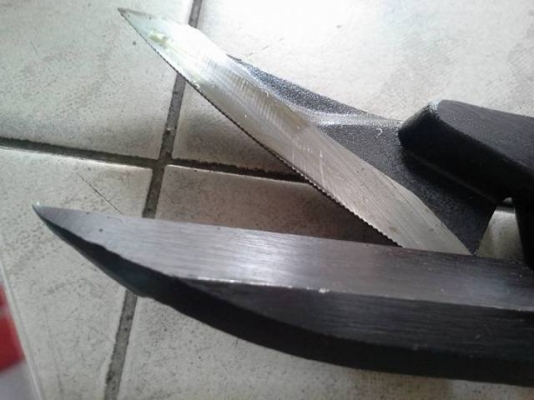 ขายกรรไกรตัดแผ่นเมทัลชีตขนาด10" นกใหญ่ไต้หวันKING EAGLE Made in Taiwan.