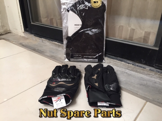 ขายถุงมือ PRO-BIKER แถม หน้ากาก alpinestars 1 อัน