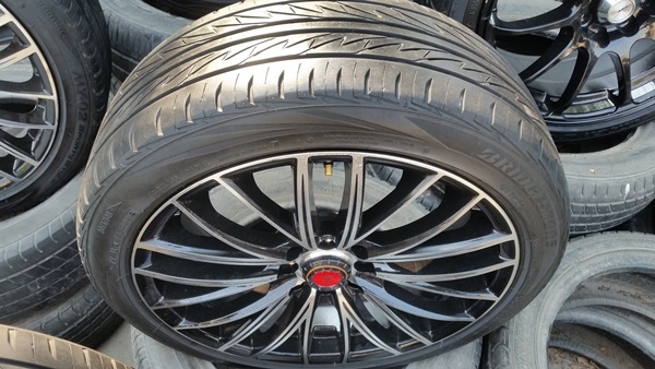 ขายล้อ Lenso Samurai 17 4รู100-114พร้อมยาง 4ล้อ