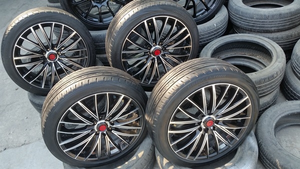 ขายล้อ Lenso Samurai 17 4รู100-114พร้อมยาง 4ล้อ