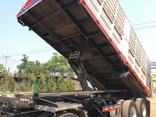 ขายรถพ่วง22ล้อ ISUZU DECA 360 ปลายปี 56 กระบะดั้มคอกสูง สภาพสวย เดิมๆครับ เครื่องดี คัสซีสวย รถภาคเหนือ