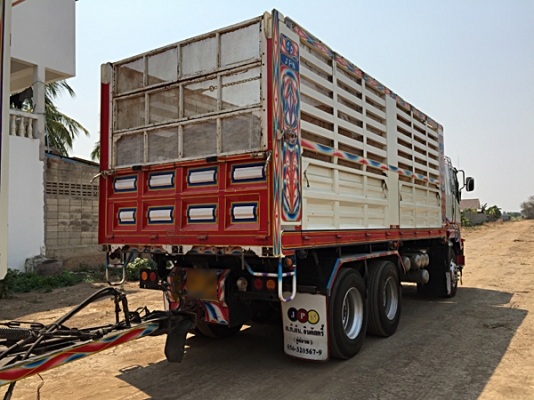 ขายรถพ่วง22ล้อ ISUZU DECA 360 ปลายปี 56 กระบะดั้มคอกสูง สภาพสวย เดิมๆครับ เครื่องดี คัสซีสวย รถภาคเหนือ