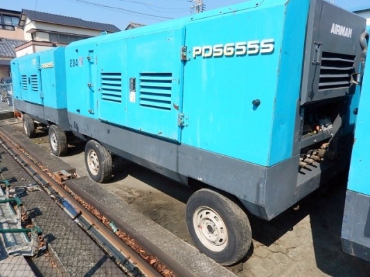 เครื่องปั๊มลม AIRMAN PDS655S