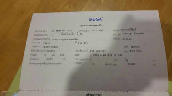 ขายหัวครัสซี่ NISSAN CW 41m.สภาพสวยพร้อมใช้ ติดต่อได้ที่คุณ อ๊อฟ พิจิตร 086-737-9991 ขายหัวครัสซี่ NISSAN CW 41m.สภาพสวยพร้อมใช้ ติดต่อได้ที่คุณ อ๊อฟ พิจิตร 086-737-9991