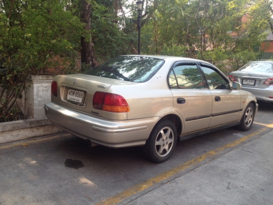 HONDA CIVIC ตาโต ปี 1996 สีทอง ไม่เคยติดเเก๊ส 1.6cc.เกียร์ออร์โต้ กระจกไฟฟ้า เบาะกำมะหยี่ ไม่มีชนหนัก ราคานี้ พร้อมใช้งาน HONDA CIVIC ตาโต ปี 1996 สีทอง ไม่เคยติดเเก๊ส 1.6cc.เกียร์ออร์โต้ กระจกไฟฟ้า เบาะกำมะหยี่ ไม่มีชนหนัก ราคานี้ พร้อมใช้งาน