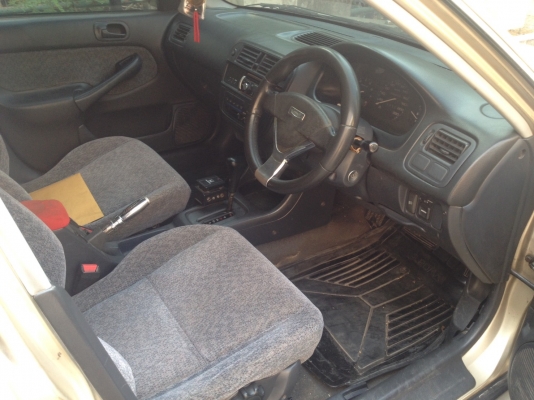 HONDA CIVIC ตาโต ปี 1996 สีทอง ไม่เคยติดเเก๊ส 1.6cc.เกียร์ออร์โต้ กระจกไฟฟ้า เบาะกำมะหยี่ ไม่มีชนหนัก ราคานี้ พร้อมใช้งาน HONDA CIVIC ตาโต ปี 1996 สีทอง ไม่เคยติดเเก๊ส 1.6cc.เกียร์ออร์โต้ กระจกไฟฟ้า เบาะกำมะหยี่ ไม่มีชนหนัก ราคานี้ พร้อมใช้งาน