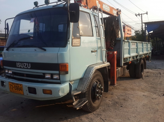 ขายรถบรรทุกติดเครน5ตัน3ปอก4ชัก