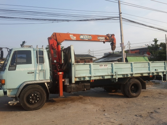 ขายรถบรรทุกติดเครน5ตัน3ปอก4ชัก