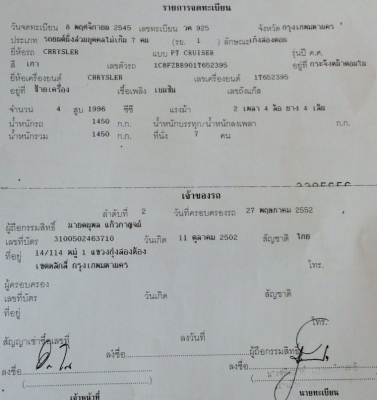 ขาย PT CRUISER-ปี2002 แท้!! หายากนะครับเล่มครบครับ