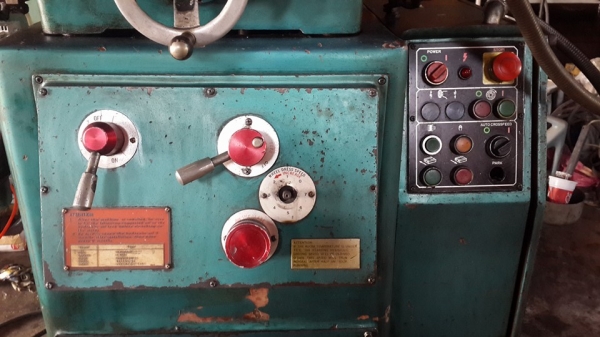 เครื่องเจียร์ราบ 150 &times; 400 โอโต้ 2 แกน พร้อมใช้