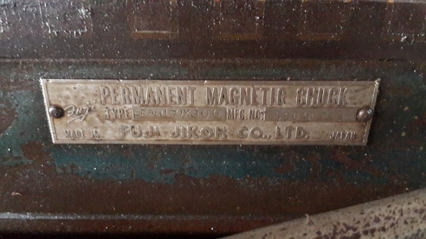 เครื่องเจียร์ราบ 150 &times; 400 โอโต้ 2 แกน พร้อมใช้