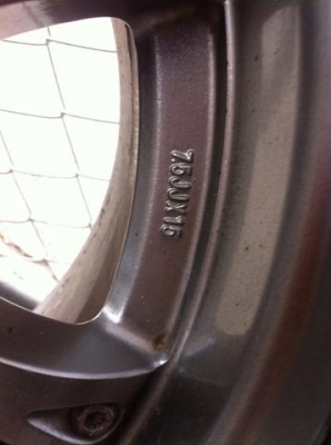 แม็ค15. jpan แท้. พร้อมยาง ดอกหนาๆ(ขายถูก5500)