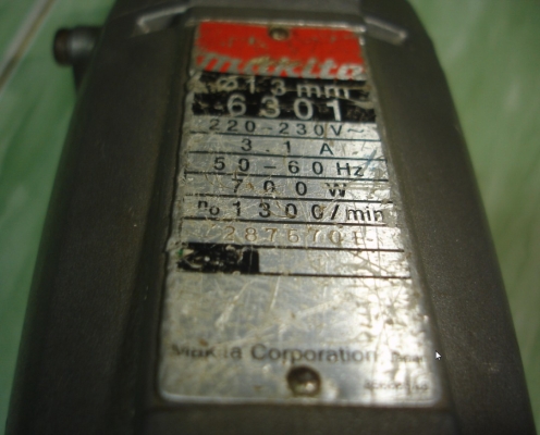 ขายสว่านไฟฟ้า makita 13mm. รุ่น 6301 (700w.)