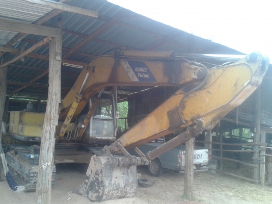 ขาย แบคโฮ โกเบโก้ มาค3 เครื่องดี ปั้มดี บูมปะ โซ่ ใบพอใช้ ขายตามสภาพ